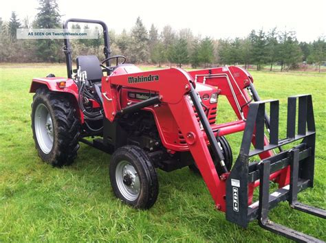 mahindra tractor front end loader